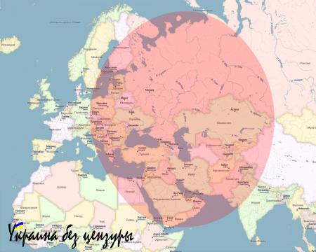 РЕАЛЬНАЯ зона покрытия крылатыми ракетами Калибр-НК (ФОТО)