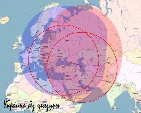 РЕАЛЬНАЯ зона покрытия крылатыми ракетами Калибр-НК (ФОТО)