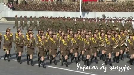 Большой военные парад в КНДР