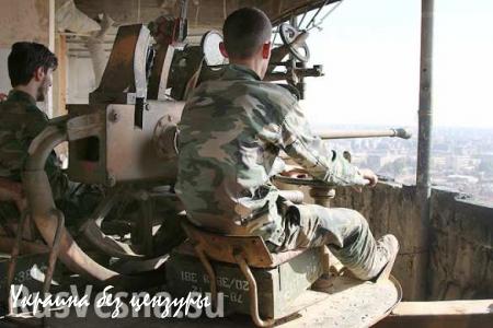 Сирийская армия начала массированное наступление на пригороды Дамаска, занятые исламистами