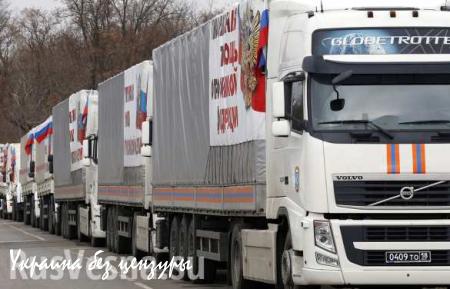 41-й гуманитарный конвой МЧС РФ прибыл на Донбасс