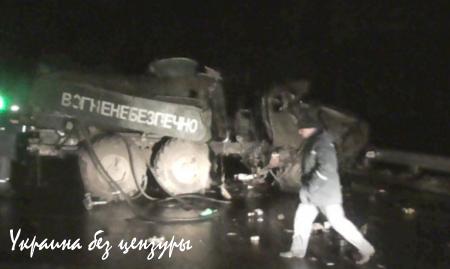 На трассе Киев — Харьков столкнулись военный «Урал» и тягач, погиб сержант ВСУ (ФОТО,ВИДЕО)