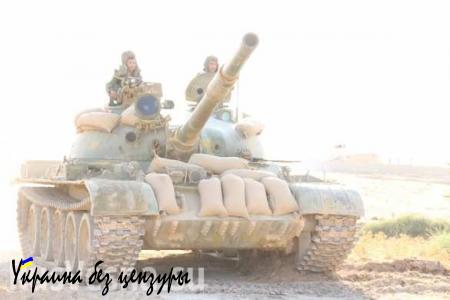 Танки сирийской армии идут на Алеппо