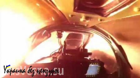Ночной пуск боевых ракет: кадры из кабины МиГ-31 (ВИДЕО)