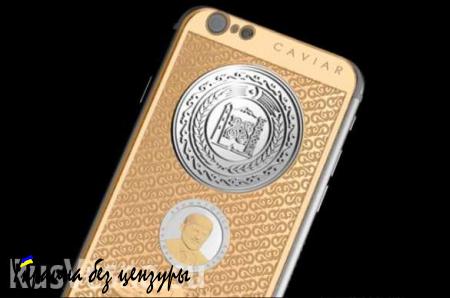 В Италии выпустили золотой iPhone с портретом Рамзана Кадырова
