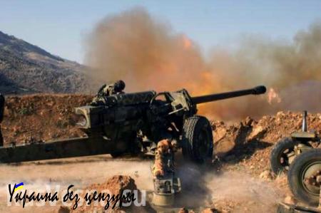 Сирийские войска штурмуют город Сальму в Латакии: кадры боя (ВИДЕО)