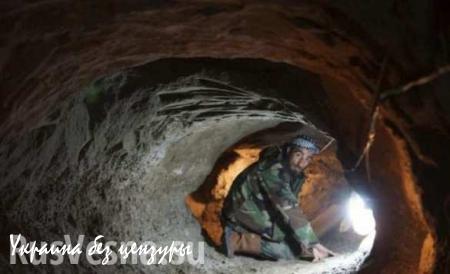 «Тоннельная война»: Сирийская армия сражается с ИГИЛ в подземных лабиринтах Дамаска (ВИДЕО)