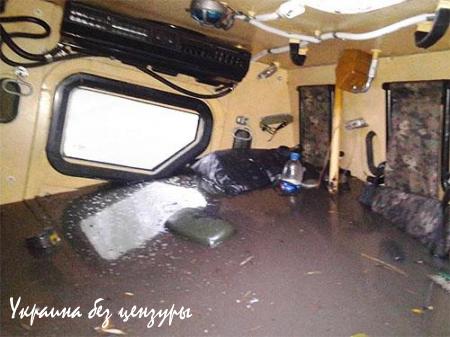 Украинские военные утопили в болоте новейший броневик «Дозор-Б» (ФОТО)