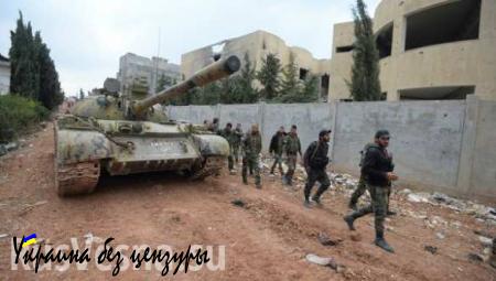 Генштаб РФ: сирийские войска теснят террористов в ряде провинций