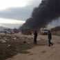 В Сирии на границе cгорела колонна грузовиков турецкого «гумконвоя», местные СМИ заявляют об авиаударе (ФОТО, ВИДЕО)
