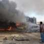 В Сирии на границе cгорела колонна грузовиков турецкого «гумконвоя», местные СМИ заявляют об авиаударе (ФОТО, ВИДЕО)