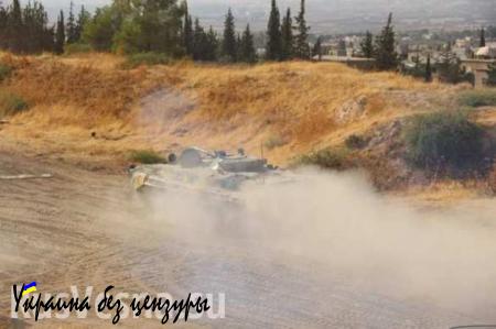 Сирийские военные передали нам кадры боев под Хамой и Сукейком (ВИДЕО)