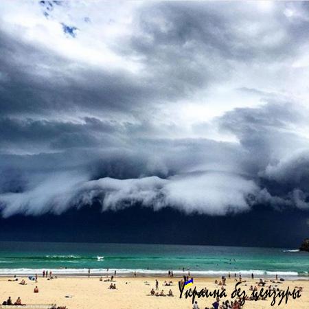 Сидней накрыло редкое облачное цунами