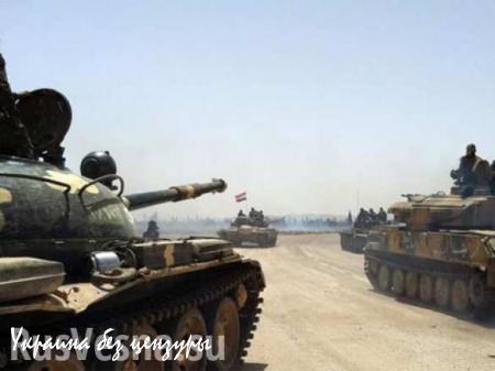 Под шквальным огнем: сирийская армия и российская авиация теснят террористов у Пальмиры (ВИДЕО)