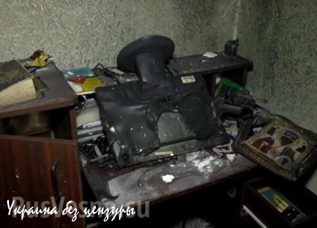 В Сумах сгорел офис «Правого сектора» (ФОТО, ВИДЕО)