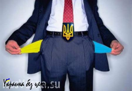 Украина в долгах: Fitch понижает рейтинг Киева до дефолтного D
