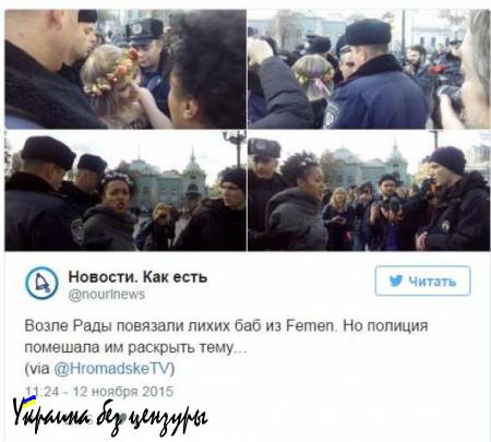 Активистки Femen разделись перед Верховной радой (ФОТО)