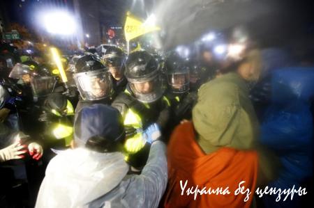 Протесты в Южной Корее: слезоточивый газ и аресты