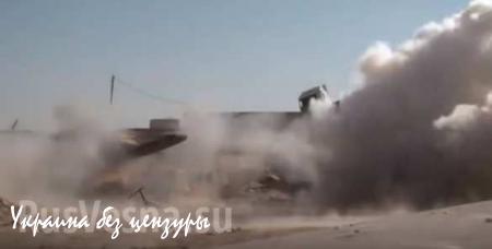 Террористы ИГИЛ едва не убили себя собственной ракетой (ВИДЕО)