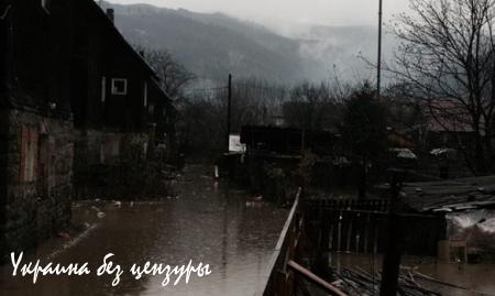 Паводок на Закарпатье: подтоплено 315 домов, разрушена дорога на Драгобрат (ФОТО)