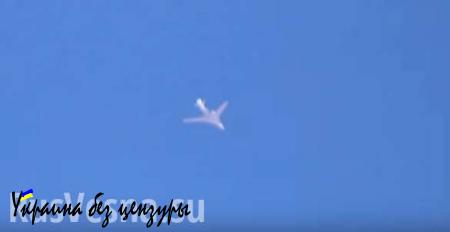 Российские стратегические бомбардировщики в небе над Сирией (ВИДЕО)