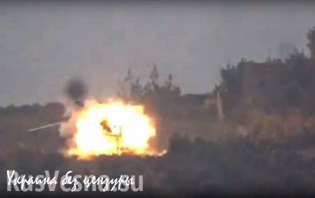 Террористы опубликовали видео уничтожения российского МИ-8 в Сирии (ВИДЕО)