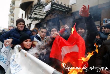 Бунт против Турции в Москве: фото дня