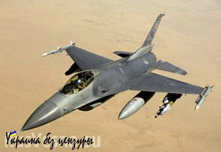 Истребитель F-16 потерпел крушение в ходе учебного полета в США