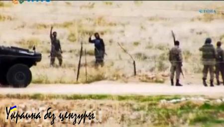 Боевики ИГИЛ непринужденно болтают с турецкими пограничниками, гуляя вдоль границы (ФОТО, ВИДЕО)