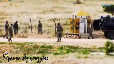 Боевики ИГИЛ непринужденно болтают с турецкими пограничниками, гуляя вдоль границы (ФОТО, ВИДЕО)