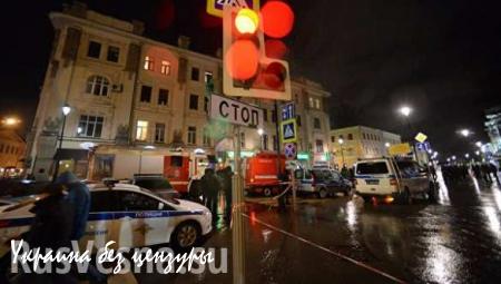 МВД: На автобусной остановке в центре Москвы взорвалась граната