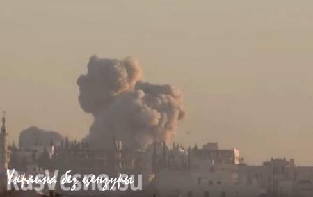 Сирия: после взрыва от террориста остались одни ошметки (ВИДЕО +18)