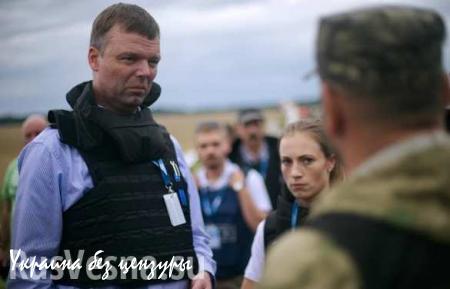 Замглавы миссии ОБСЕ Хуг прибыл с инспекцией в Горловку
