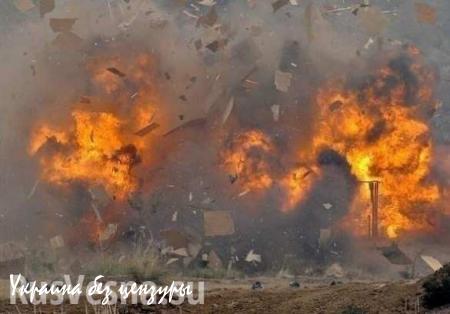 В районе Донецкого аэропорта подорвалась БМП ВСУ, есть жертвы (ВИДЕО)
