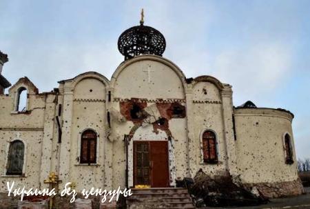 Cтрашные разрушения Иверского монастыря под Донецком: обстрелянный храм, разоренное кладбище (ФОТОЛЕНТА)