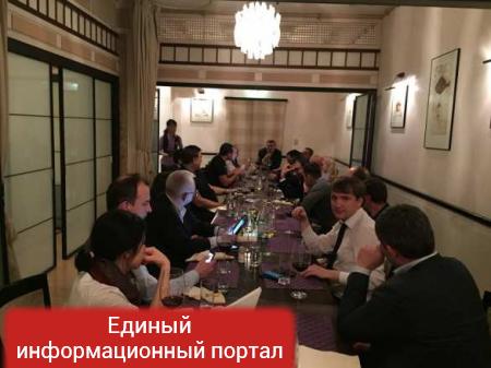 Саакашвили, Найем и Лещенко обсудили борьбу с коррупцией в самом дорогом ресторане Киева (ФОТО)