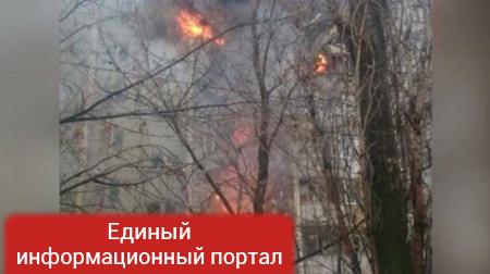Тушение пожара после взрывов газа в Волгограде сняли с воздуха (ВИДЕО)