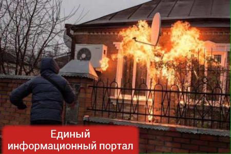 На Харьковщине боевики «Азова» забросали «коктейлями Молотова» дома руководителей полиции (ФОТО)